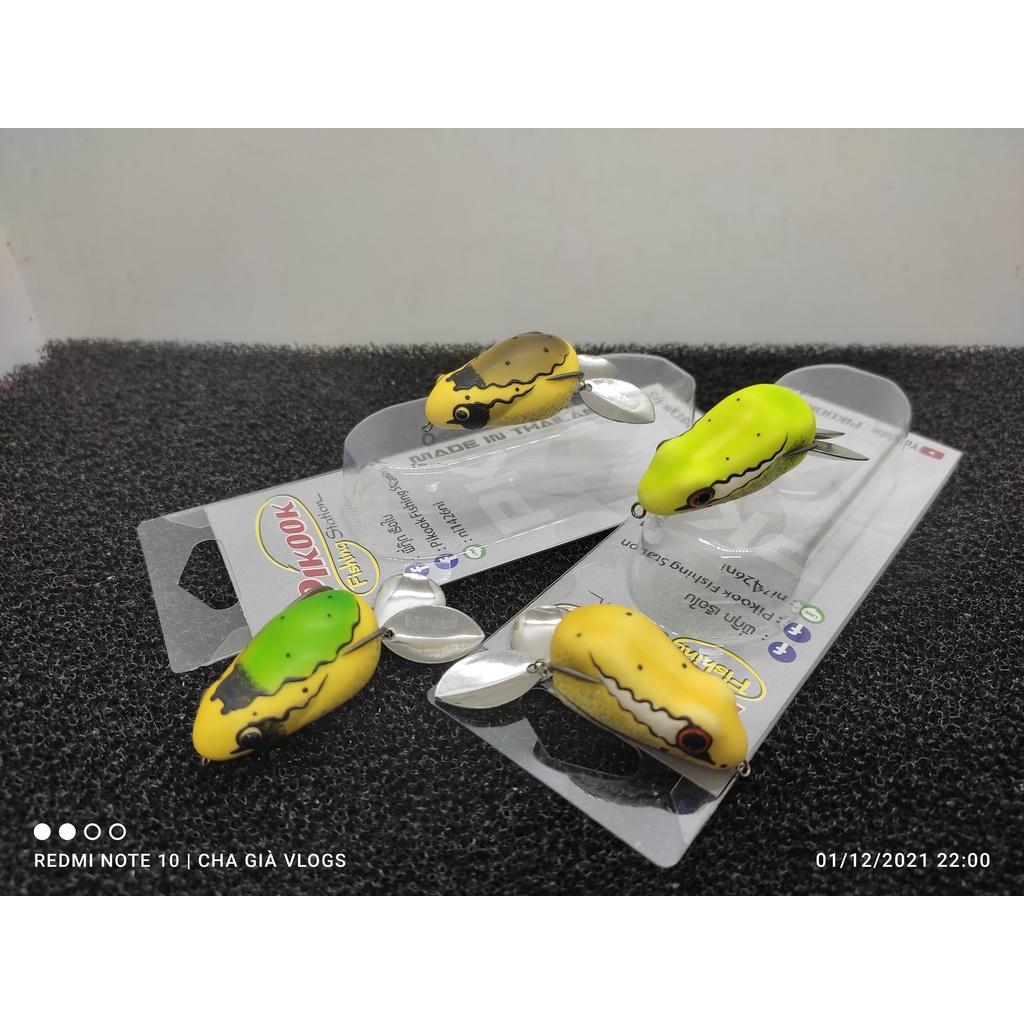 Mồi Lure Nhái Hơi Chuột Sóc 2 Thìa Câu Cá Lóc Cá Sộp