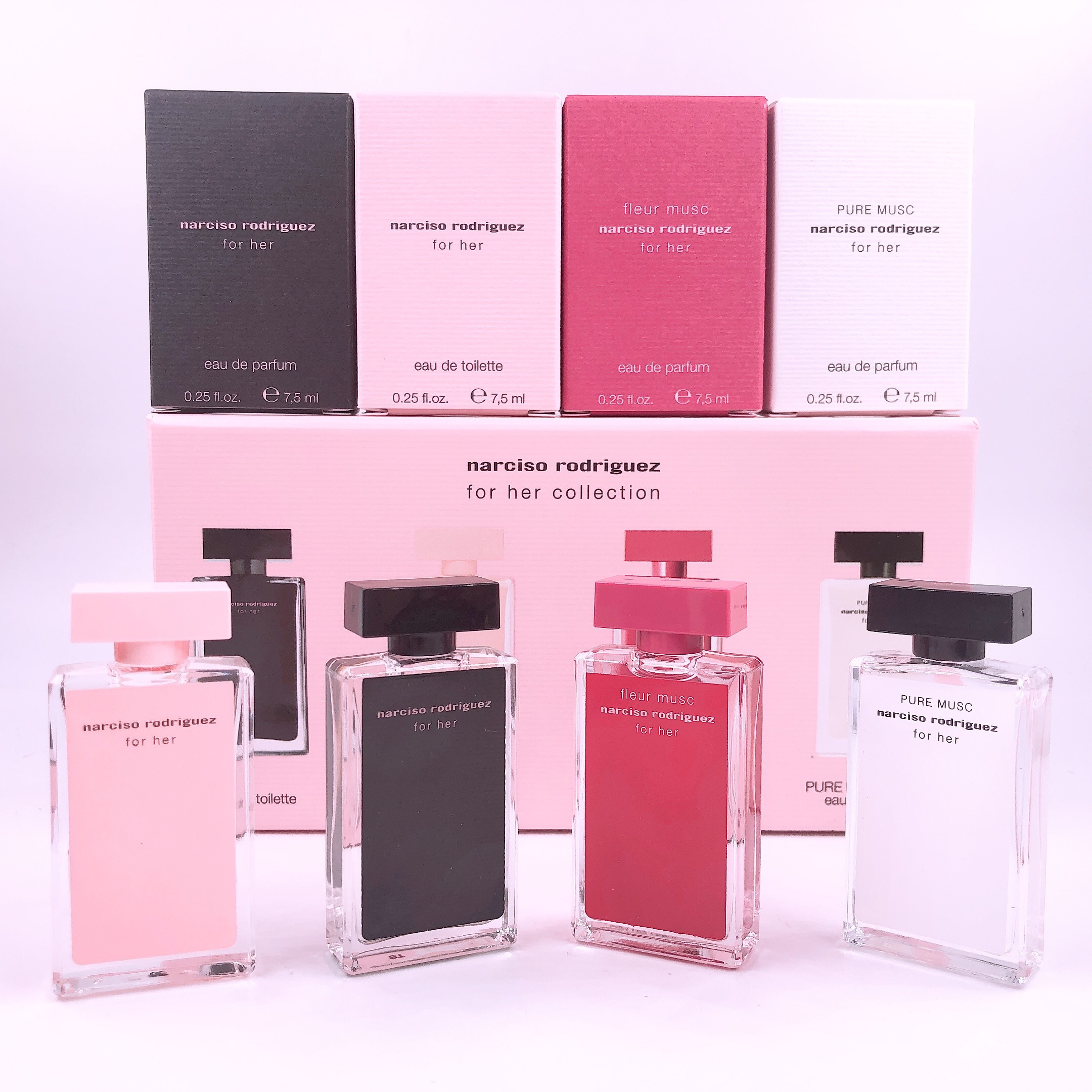 Giftset Nước Hoa Narciso Rodriguez For Her 5ml ( 4 chai )