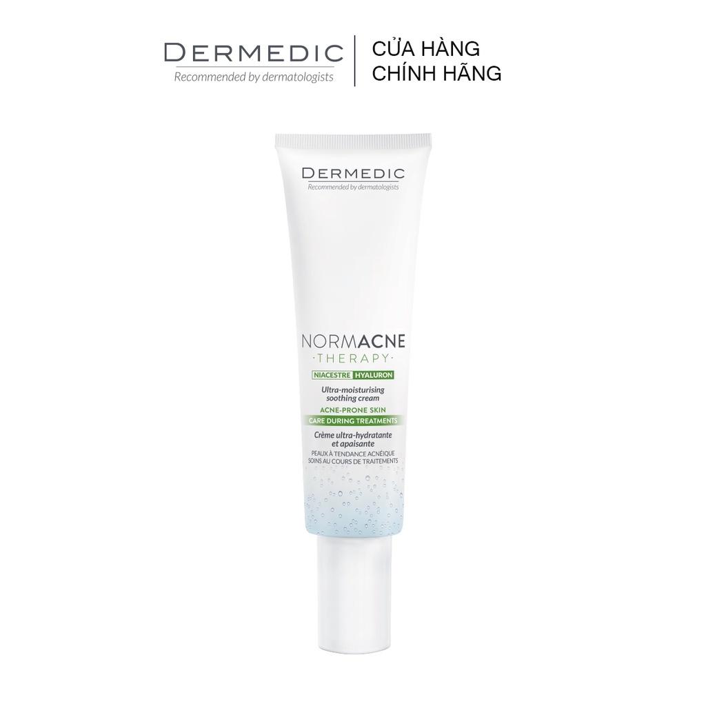 Kem dưỡng Dermedic cho da dầu mụn NORMACNE THERAPY utra-moisturing Soothing Cream Acne porone skin 40ml