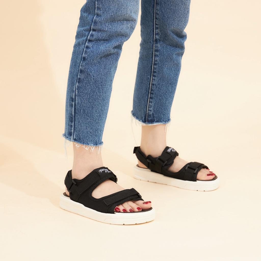 Giày MWC 2933 - Giày Sandal Nữ Quai Ngang Đế Bằng Kiểu Dáng Streetwear Năng Động Thời Trang