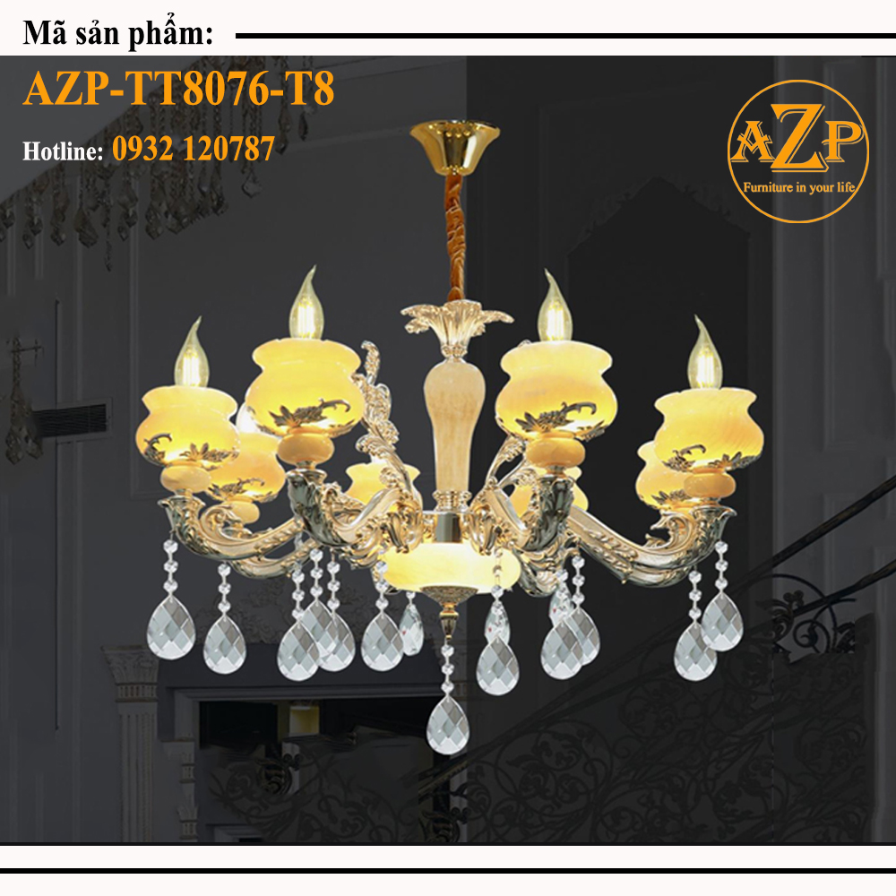 ĐÈN THẢ TRẦN (TAY) / ĐÈN TRANG TRÍ AZP-TT8076 phong cách Tân Cổ Điển, hàng nhập khẩu AZP