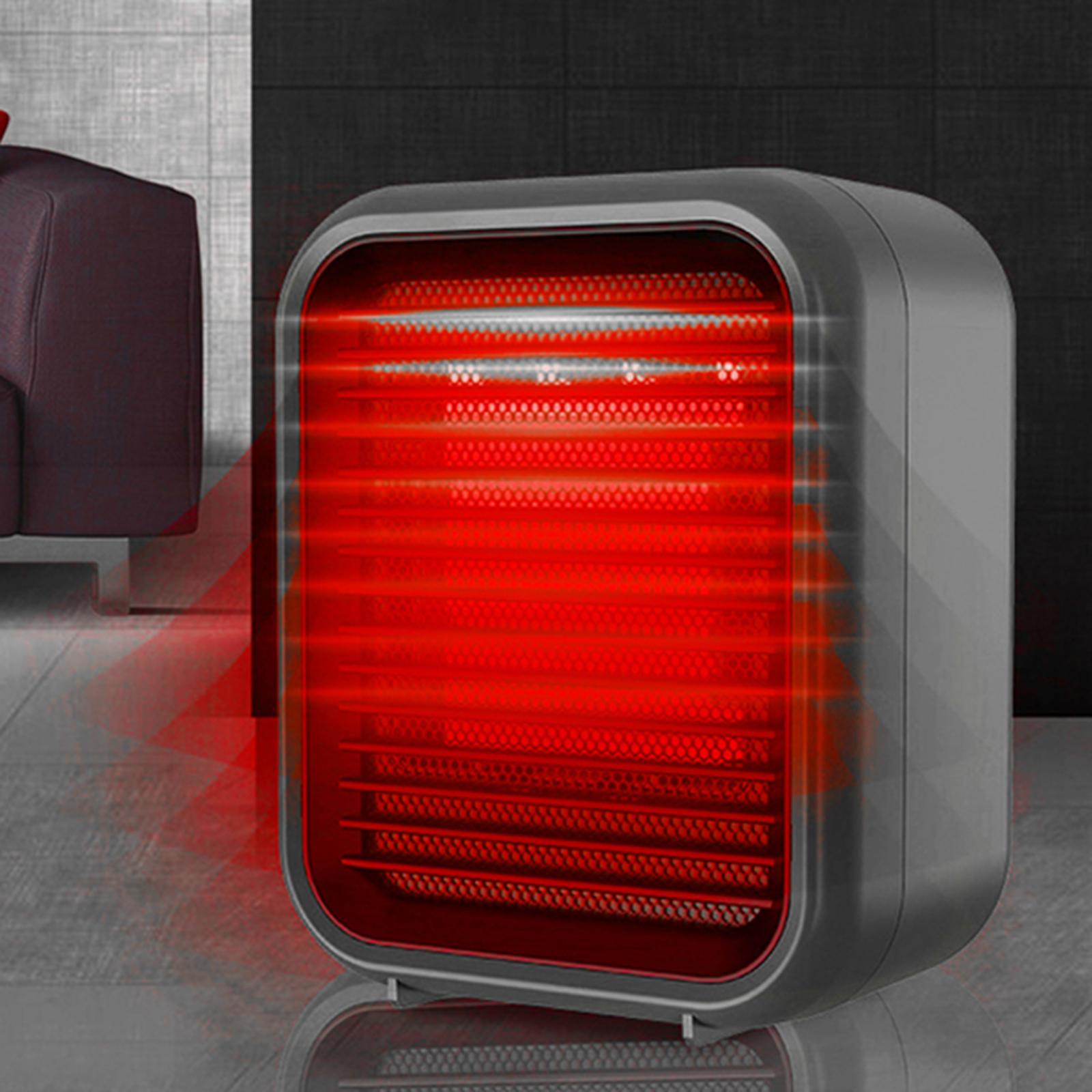 Portable Electric Space Heater 800W Personal Desk Heater, 3s Quick -up