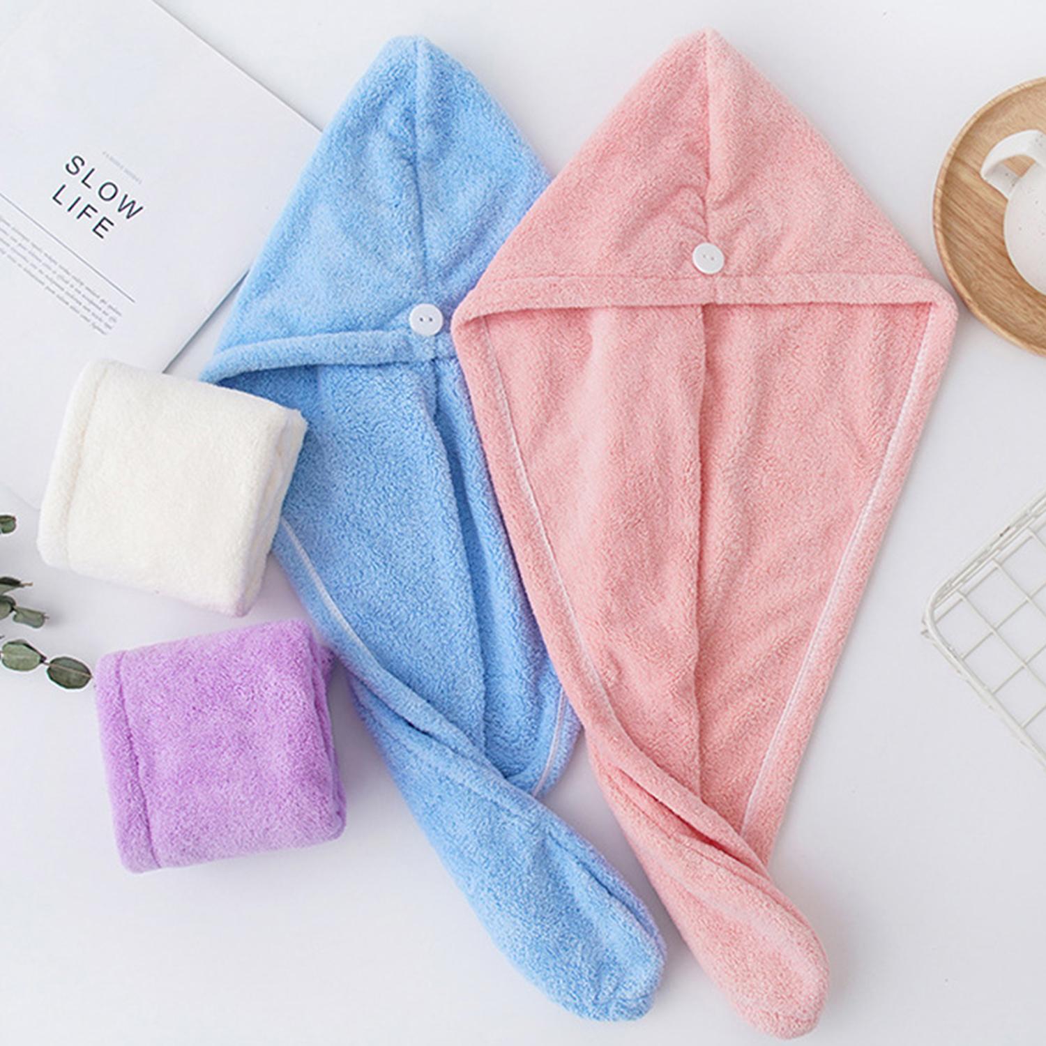 Khăn quấn tóc, khăn ủ tóc sợi nhỏ mềm hút nước nhanh khô