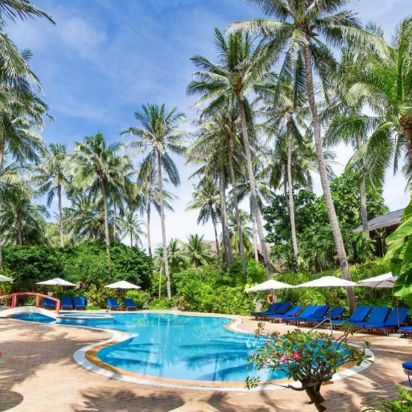 Bamboo Village Beach Resort & Spa 4* Mũi Né - Ngay Trung Tâm, Buffet Sáng, Hồ Bơi, Bãi Biển Riêng, Không Gian Xanh