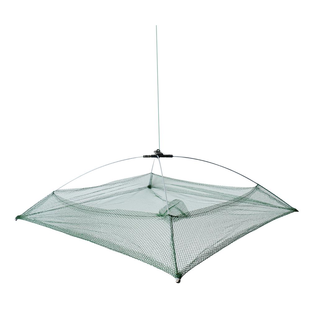 Fishing Foldable Mesh Baits Trap Umbrella Cast Dip Net Crab Shrimp Net Cage