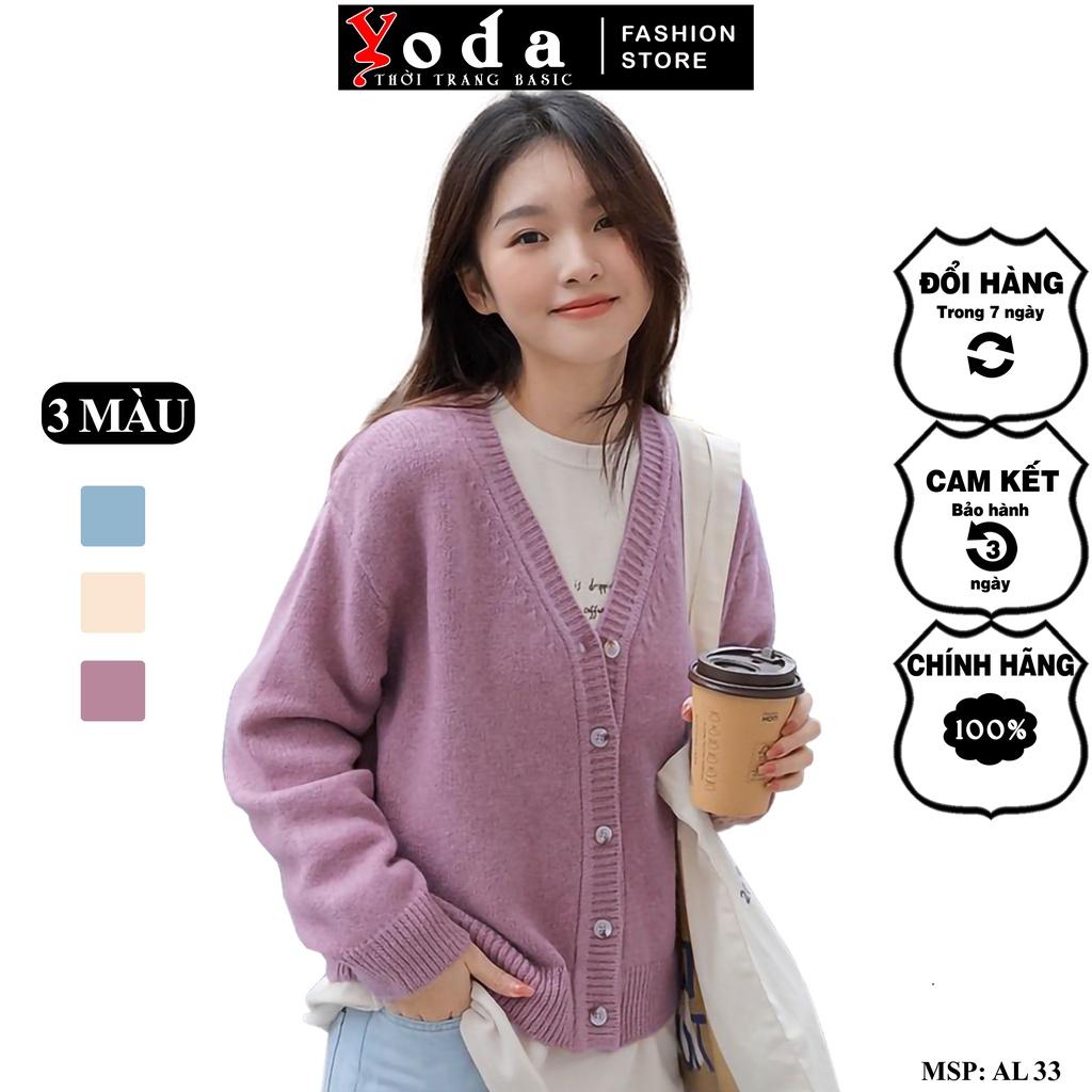 Áo Khoác Cardigan Nữ YODA Chất Len Lông Cừu Mềm Mại Dáng Dễ Thương AL33