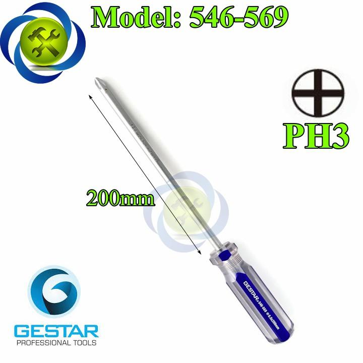 Vít bake PH3 dài 200mm Gestar 546-569 thân vít 8mm