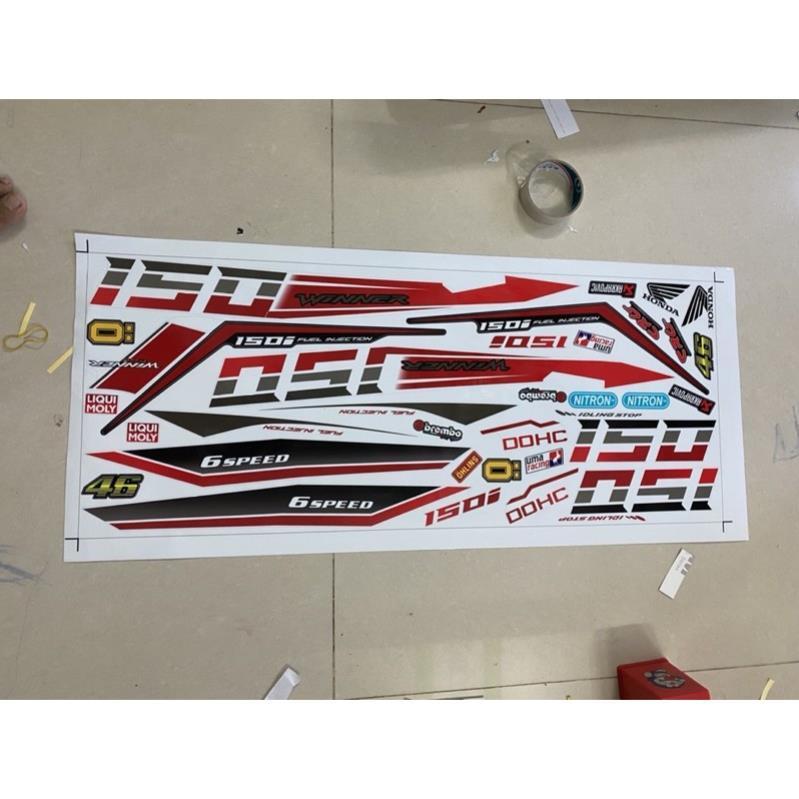 Tem rời dành cho Winner v1 dán xe trắng