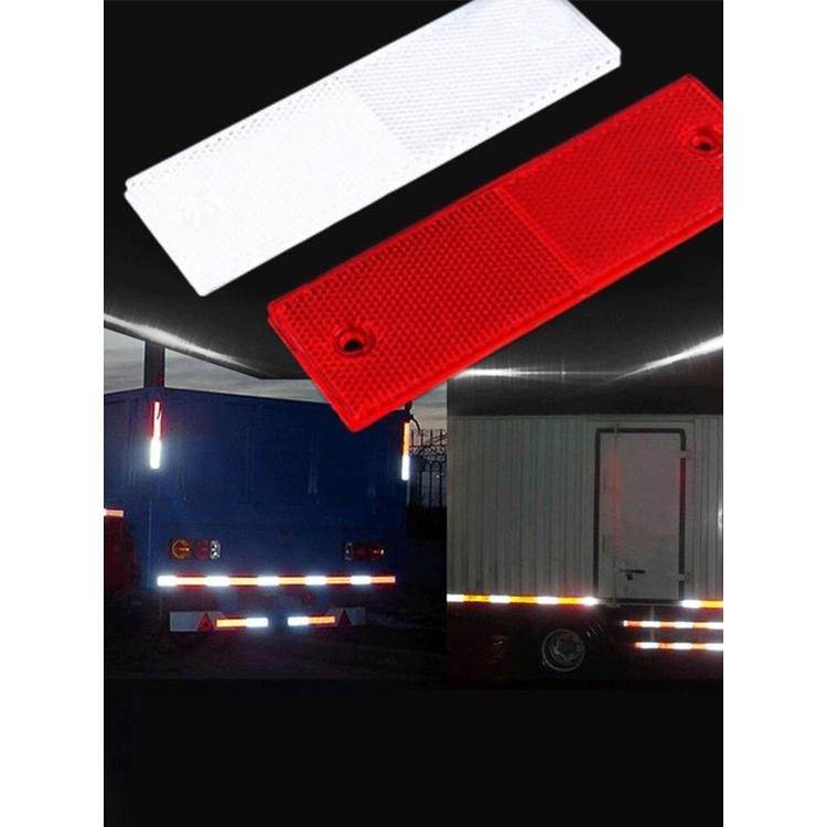 Miếng Dán Phản Quang Hình Chữ Nhật 5x15cm An Toàn Cho Xe Hơi / Xe Máy