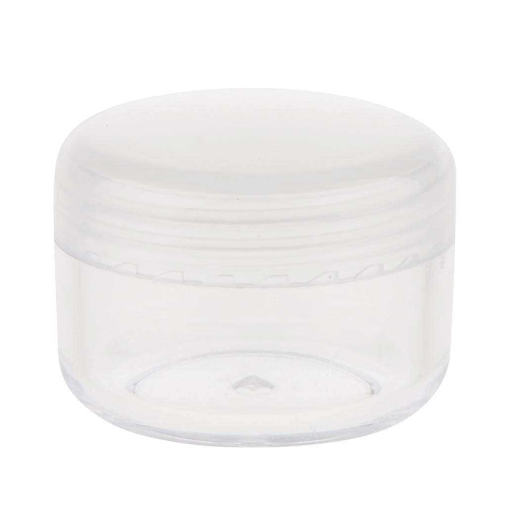Small Plastic Cosmetic Cream Jars Pots Empty Cosmetic Containers with Lids 5g