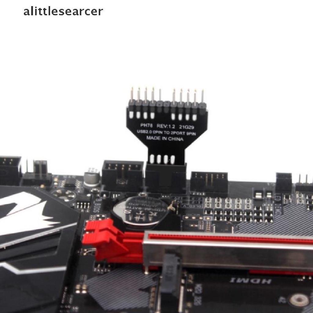 9-Pin USB HUB Header USB 2.0 9 pin Connector Adapter for RGB Splitter .