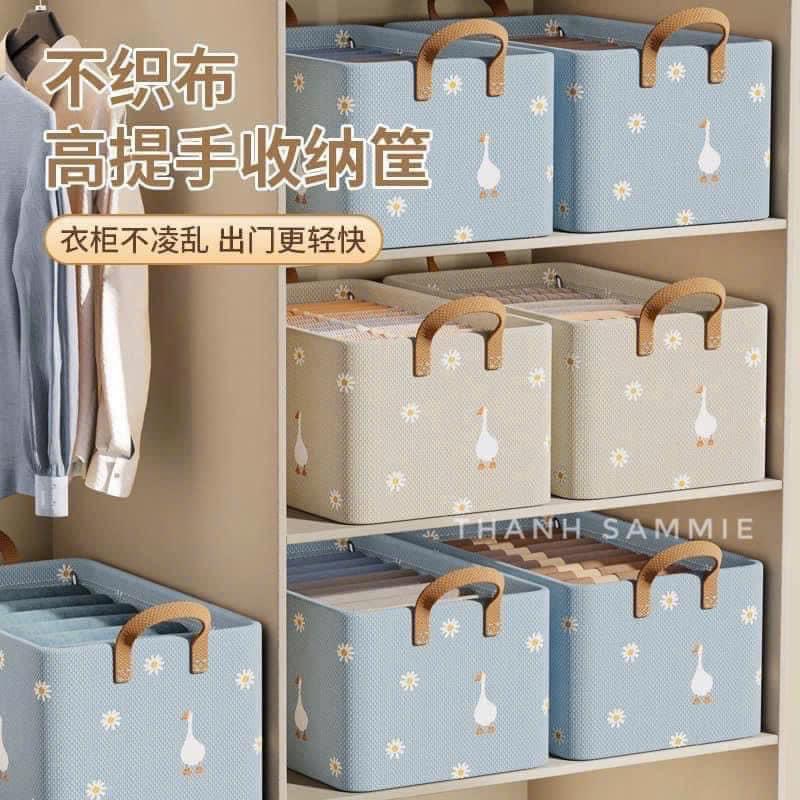 HỘP ĐỰNG ĐỒ, ĐỰNG QUẦN ÁO CÓ KHUNG SẮT SIÊU CHẮC CHẮN