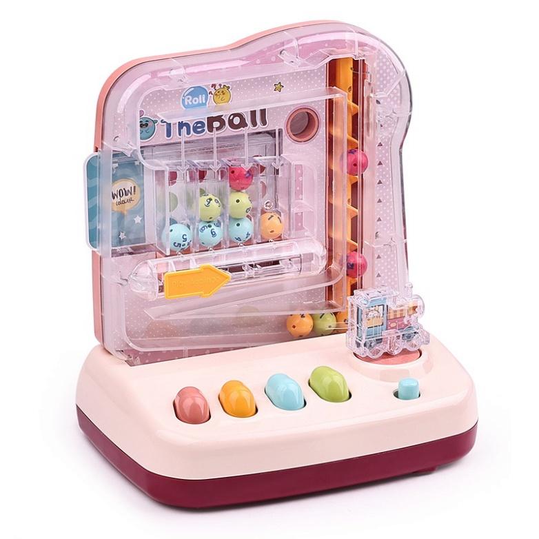Máy Trò Chơi Bắt Bóng Lăn PINBALL Kèm Thẻ Toán Học