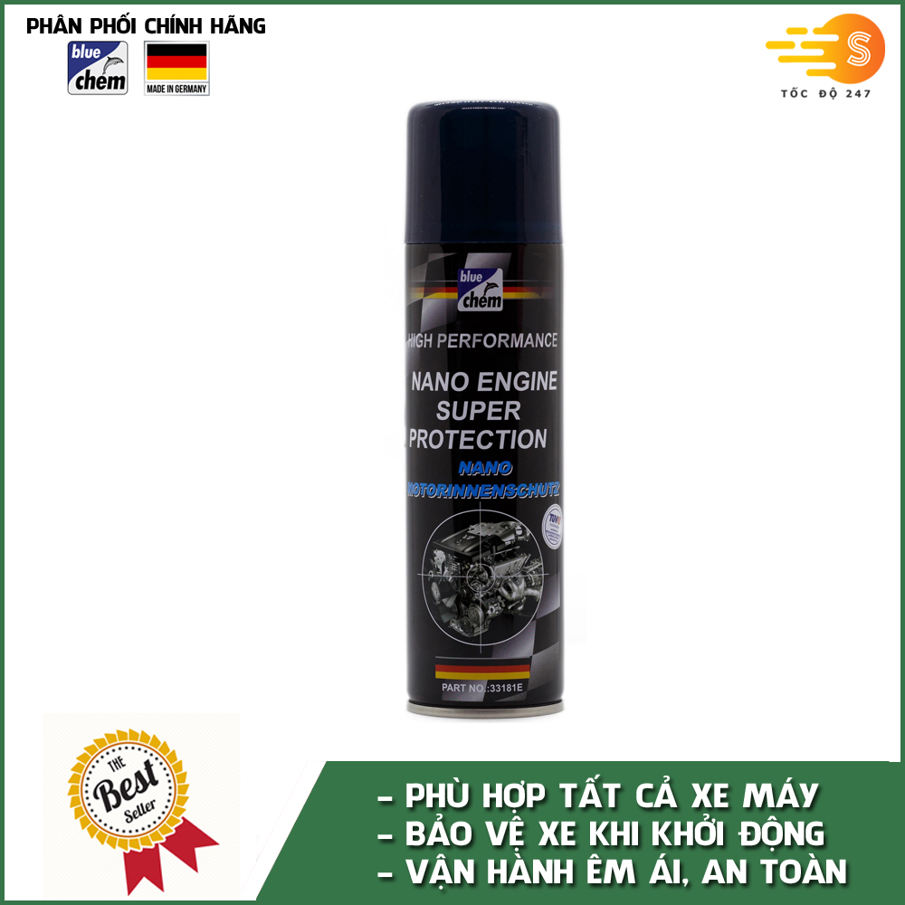 Dung dịch nano bảo vệ động xe cơ ô tô Bluechem BC33181E