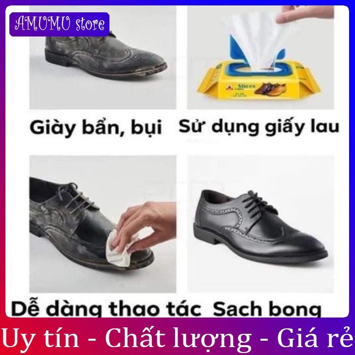 Gói 30 tờ giấy ướt lau giày chuyên dụng Sneaker