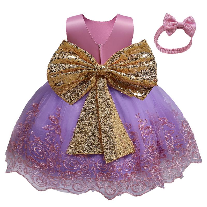 12M Bé Trẻ Em Áo Váy Cho Bé Gái Thêu Trẻ Sơ Sinh Bé Gái Sinh Nhật Đầm Bầu Christening Đầm Cho Bé Gái công Chúa
