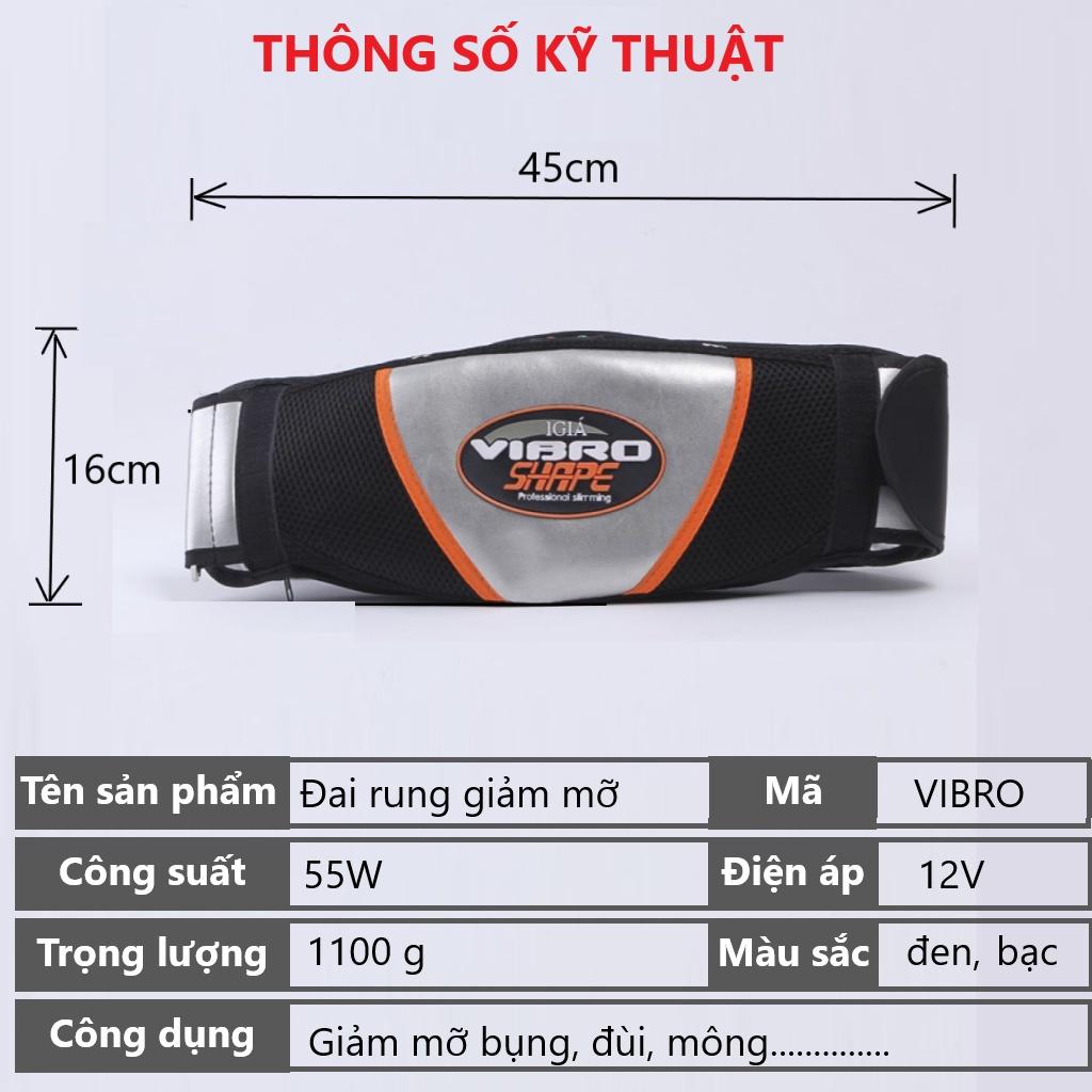 Đai Massage Vibro Shape - Máy Rung Toàn Thân Hiệu Quả