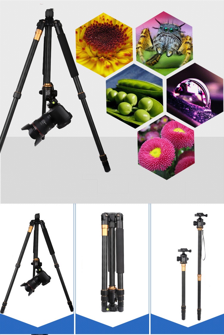 CHÂN MÁY ẢNH TRIPOD/ MONOPOD BEIKE Q-999 - HÀNG NHẬP KHẨU