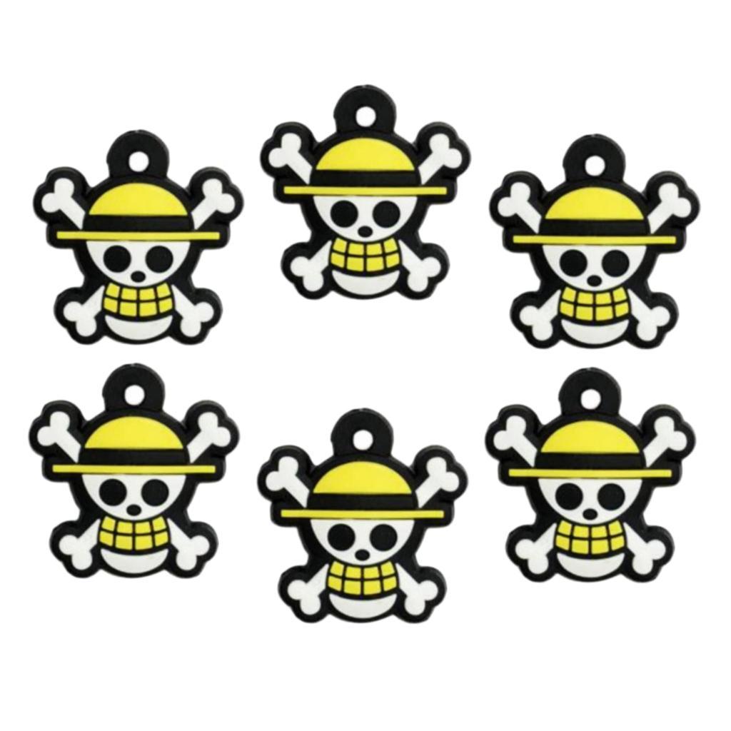 6 Piece Silicone Tennis Racquet Damper Shock Absorber for Tennis Racket