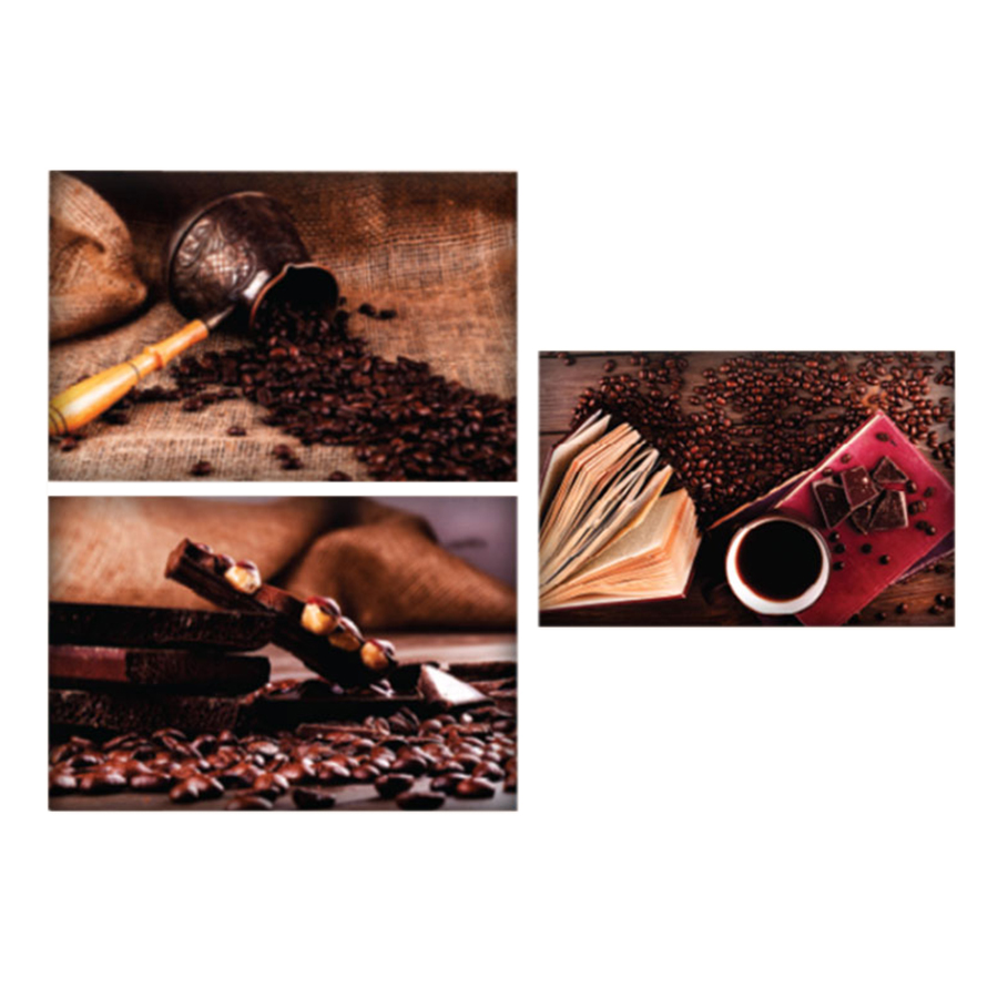 Bộ 2 Tranh Canvas Coffee And Chocolate (Mẫu 2) W013