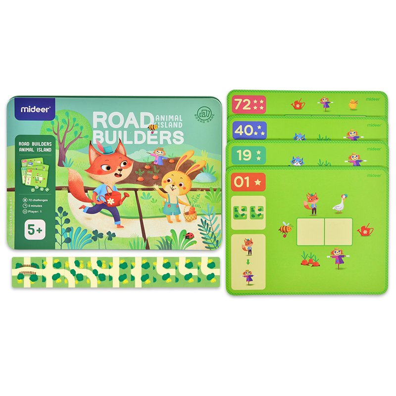 Đồ chơi tìm đường trên đảo Road Builder Animal Island MD2076 – chính hãng Mideer (cho bé từ 5+)