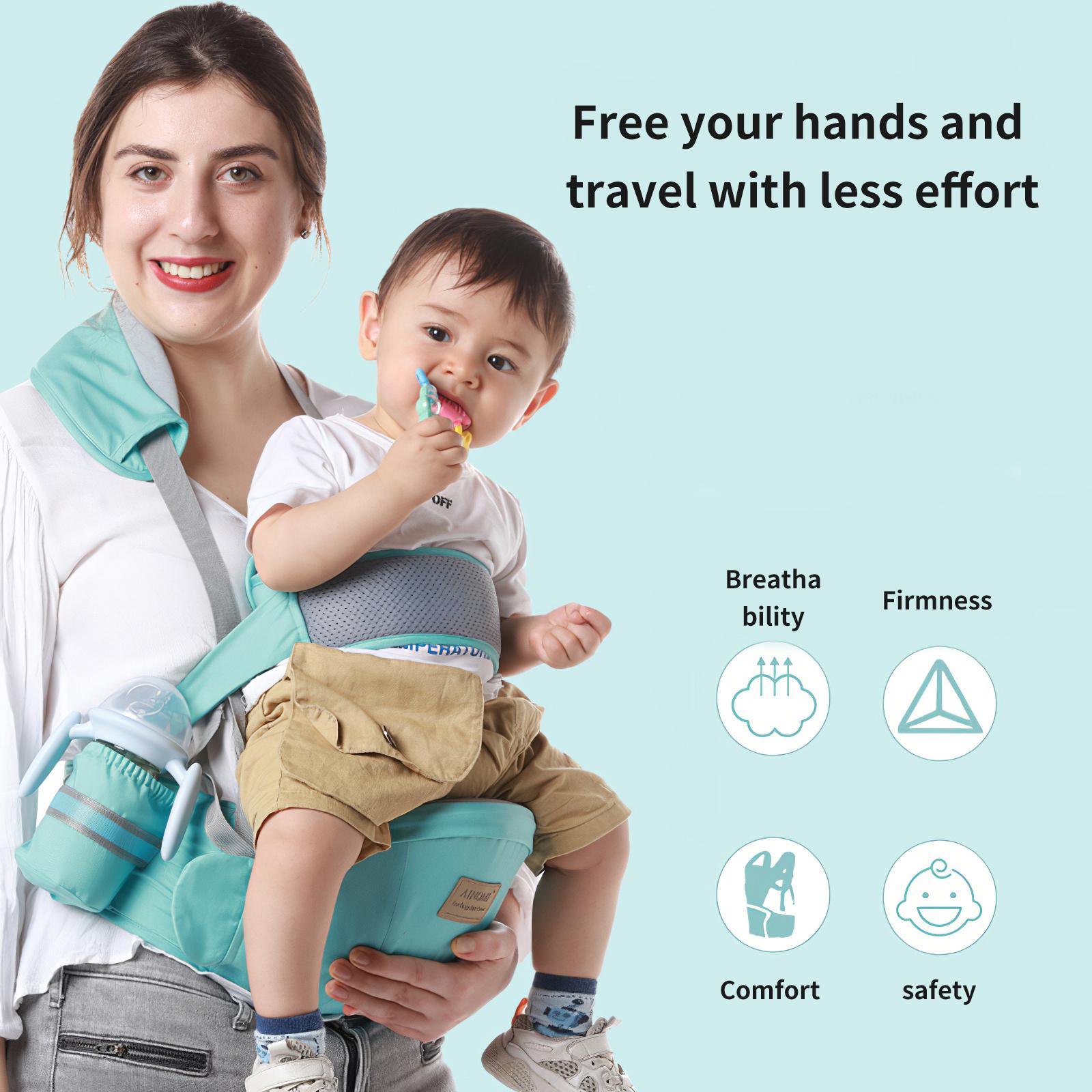 Mới Cho Bé Túi Eo Phân Walker Sling Dây Kid Trẻ Sơ Sinh Kangaroo Tàu Sân Bay Có Túi Dây Đai Bảo Vệ Cho Cha Mẹ Bé quà Tặng