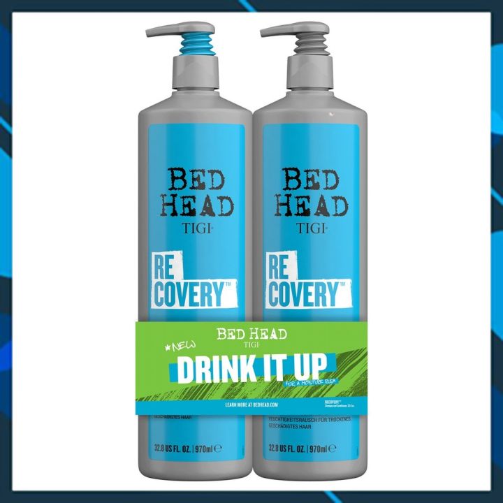 Dầu gội xả phục hồi tóc TIGI BED HEAD Recovery Moisture Rush 970mlx2