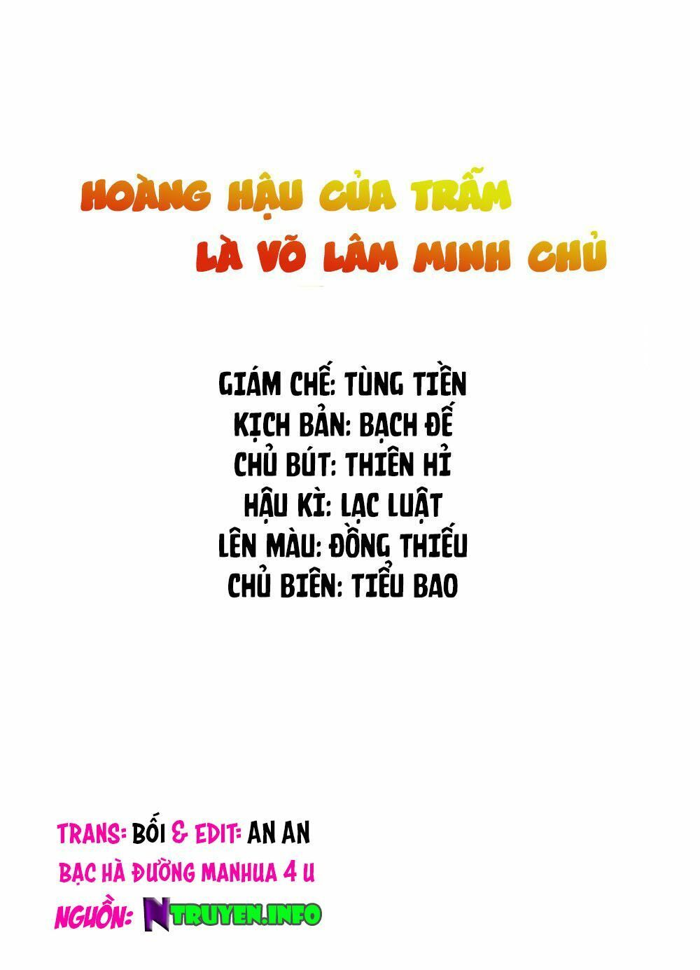 hoàng hậu của trẫm là võ lâm minh chủ chapter 19 1