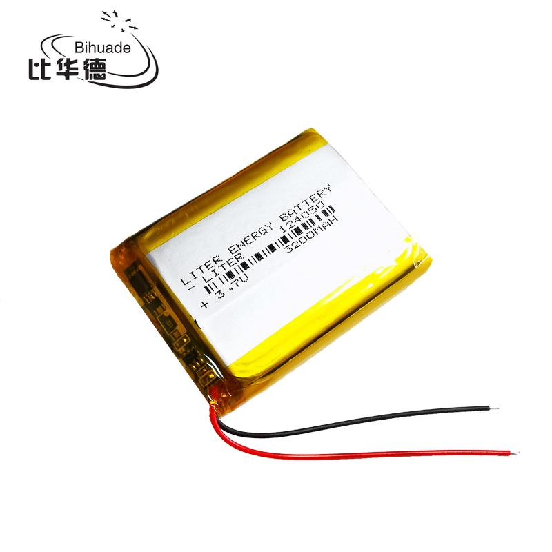 124050 Pin sạc Lithium Polymer LiPo 2021 3.7V 3200MAH mới cho tai nghe Mp3 PAD DVD camera bluetooth Màu sắc: 1 cái