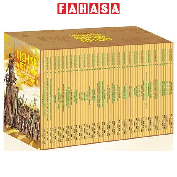 Sách - Boxset Lịch Sử Việt Nam Bằng Tranh Trọn Bộ (Hộp 56 Cuốn)