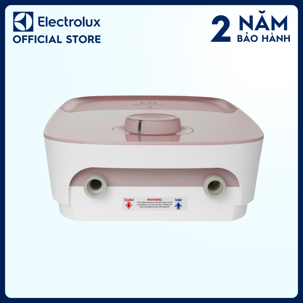 Máy nước nóng trực tiếp Electrolux ComfortFlow™ 700 - Hồng - EWE451LB-DPX2 - Đèn Led tiện nghi, an toàn, linh hoạt, nhiệt độ nước ổn định gấp 2 lần [Hàng chính hãng]