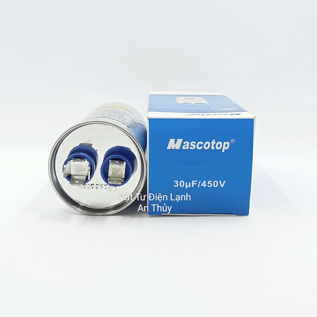 Tụ máy lạnh MASCOTOP 30uF 2 chân - Tụ điều hòa MASCOTOP 30uF 2 chân