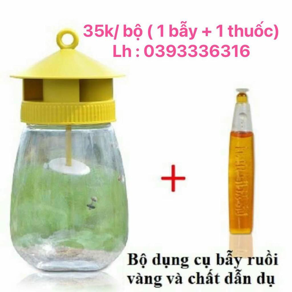 Bẫy ruồi vàng(có kèm lọ dẫn dụ