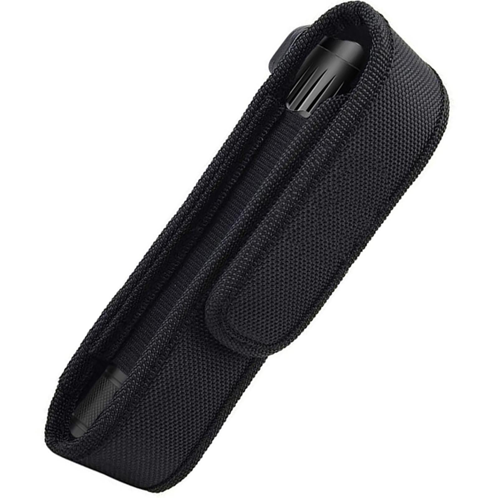 Portable Flashlight Adjustable Nylon Durable Flashlight Protect Case Flashlight Storage Bag for Hiking Walking Cycling Camping
