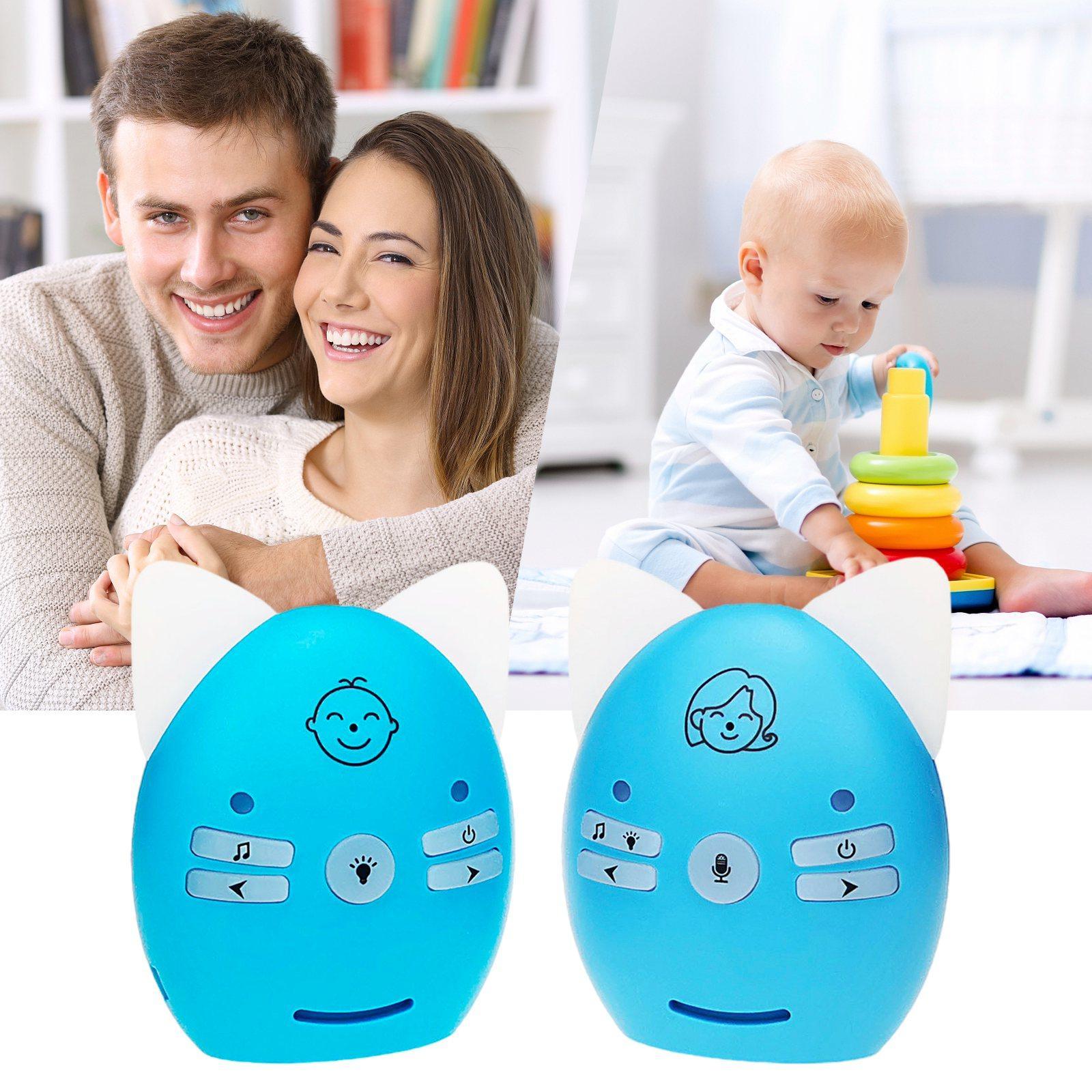 Wireless Baby Monitor Baby Portable Crystal Clear Cry Blue UK Plug