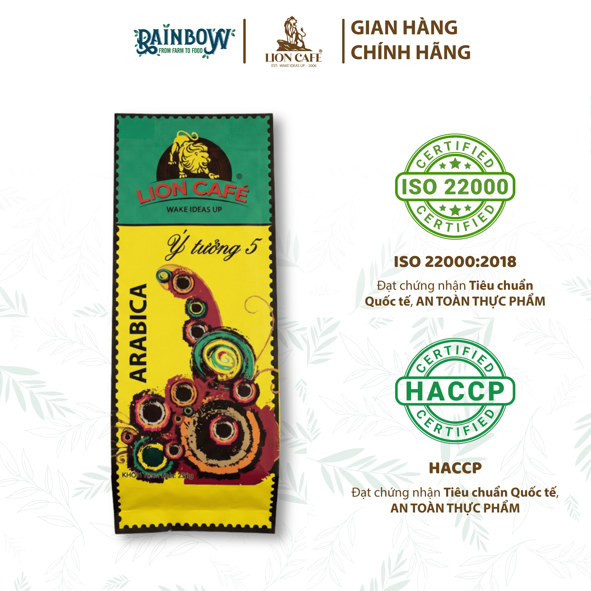 LION CAFE - Cà phê chế phin - Ý Tưởng 5 - Hộp 250g