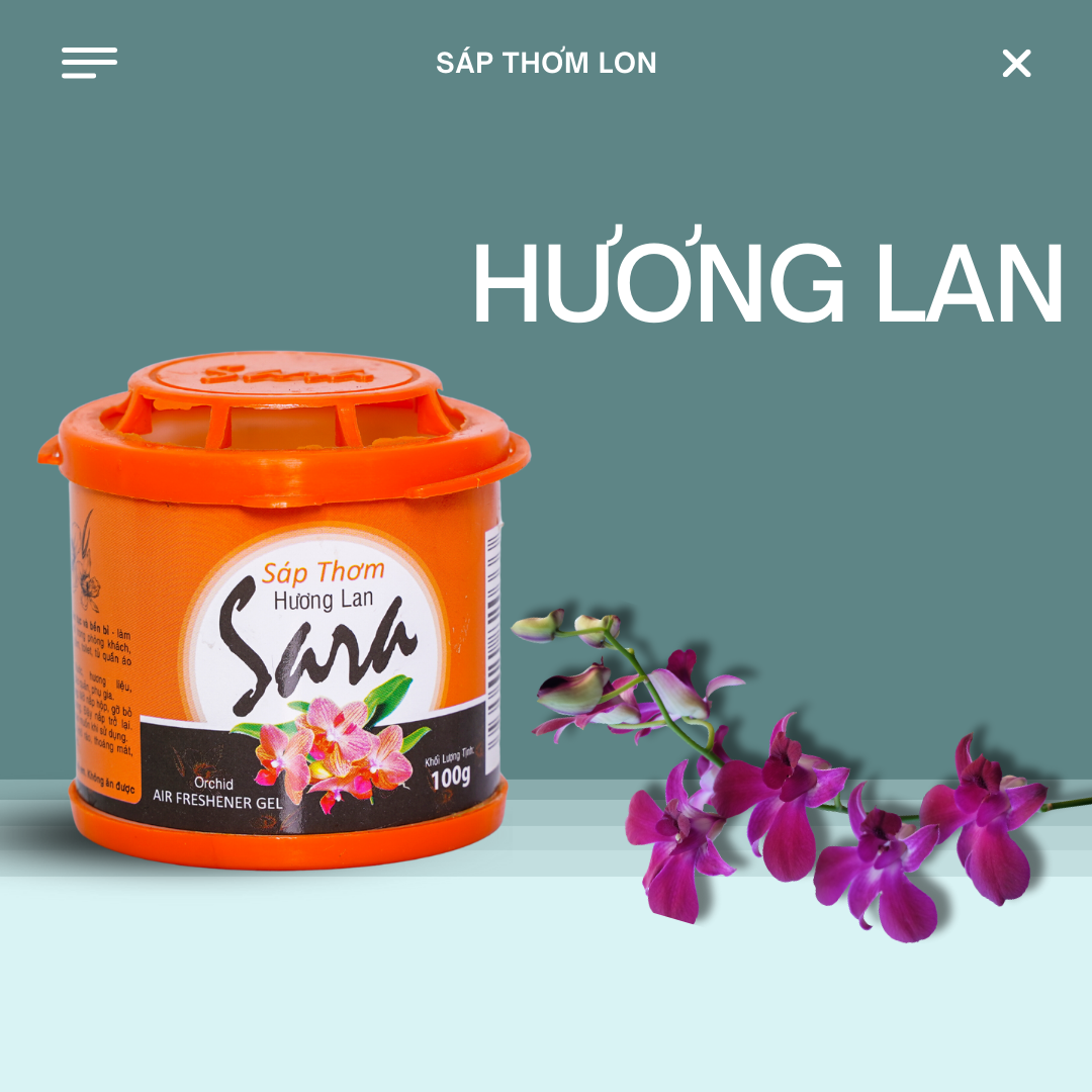 Sáp thơm lon Sara 100g