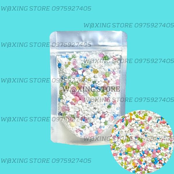 100G Sáp wax lông nóng dạng vụn siêu bám lông ,mau tan tặng kèm que gỗ
