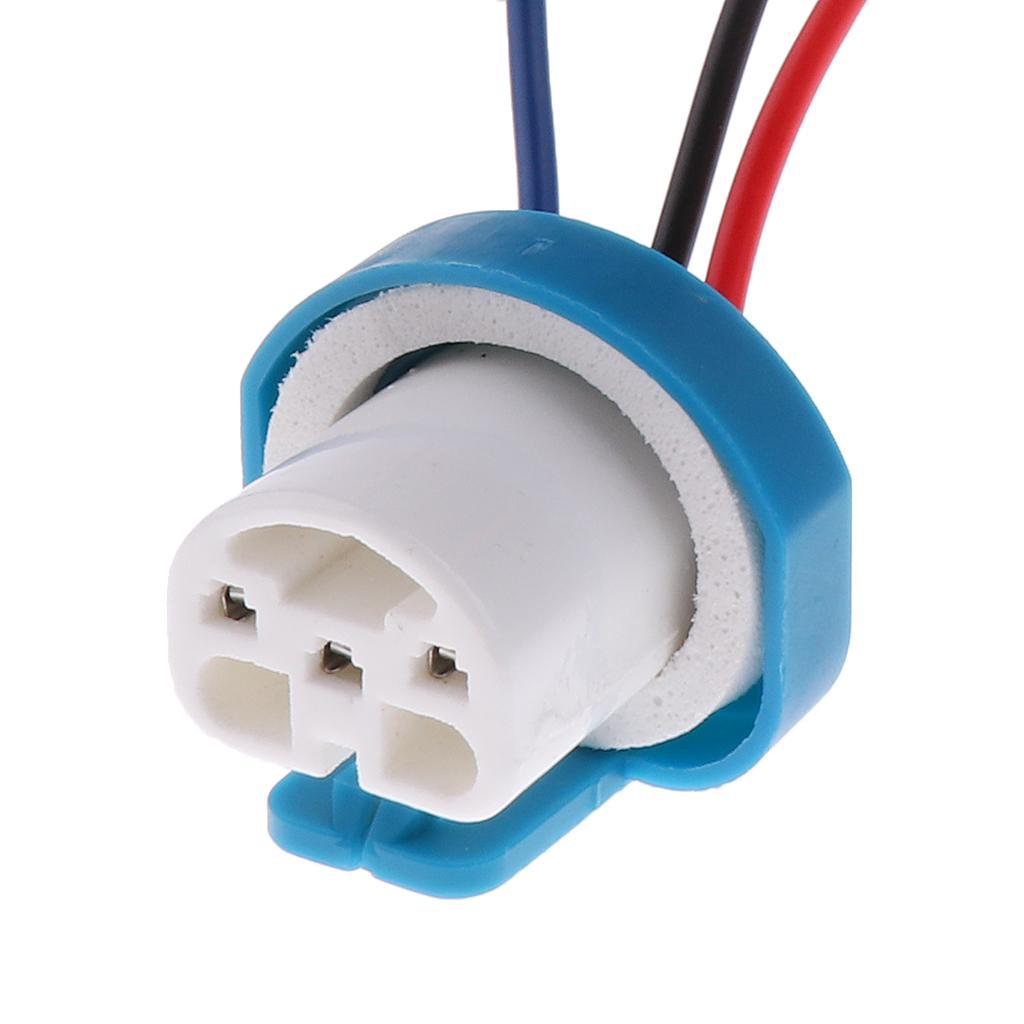 9007 Headlight Light Replacement Holder Female Socket Wire Harness Adapter