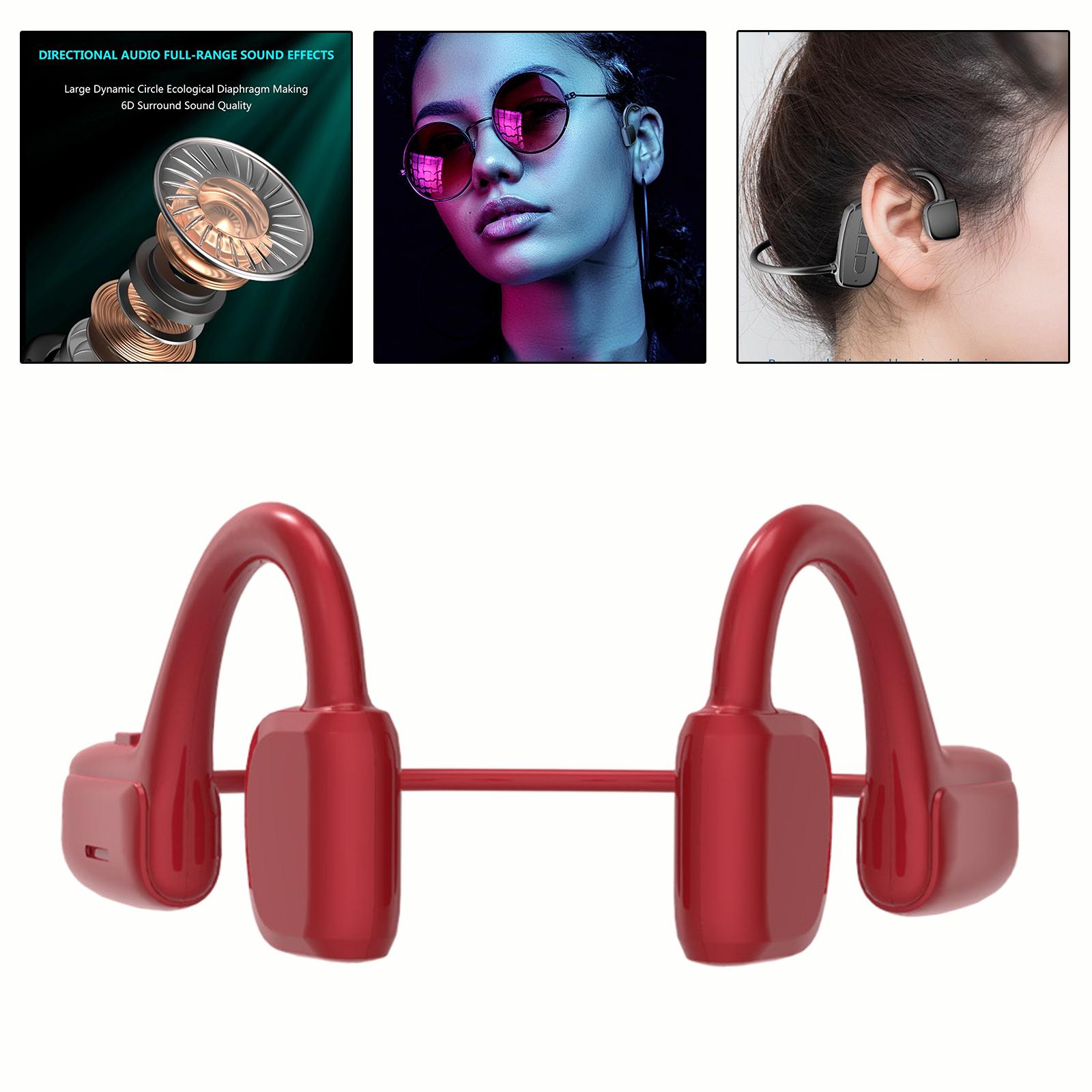 Bone Conduction Wireless Headsets Sport Bluetooth Headphones Ear Hook