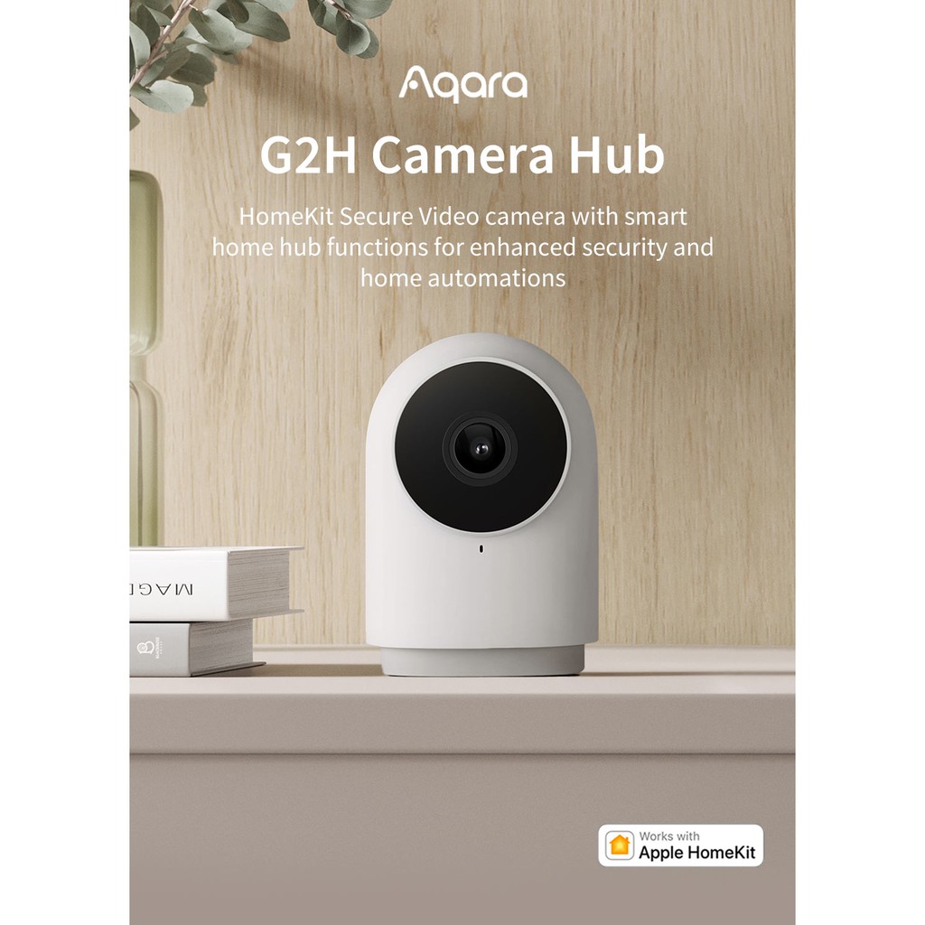 Camera Wifi Tích Hợp Hub ZIGBEE AQARA G2H Pro, Độ Phân Giải Full HD 1080p, Tương Thích HomeKit, Đàm Thoại 2 Chiều, Hàng Chính Hãng, BH 12 Tháng