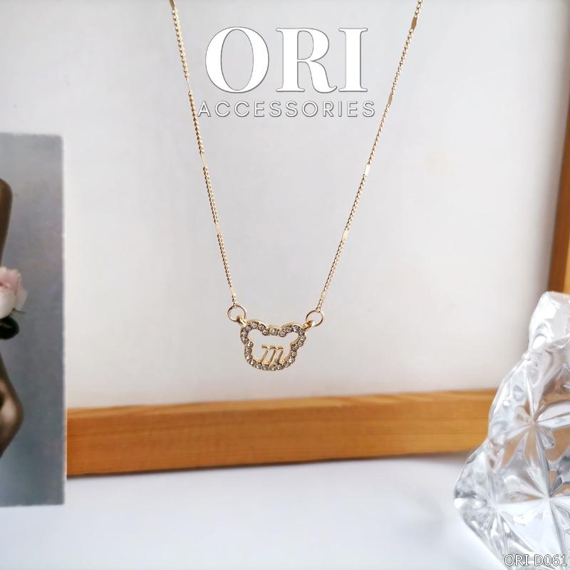 Dây chuyền nữ mặt gấu Lovely Bear thời trang xinh xắn ORI ACCESSORIES D061