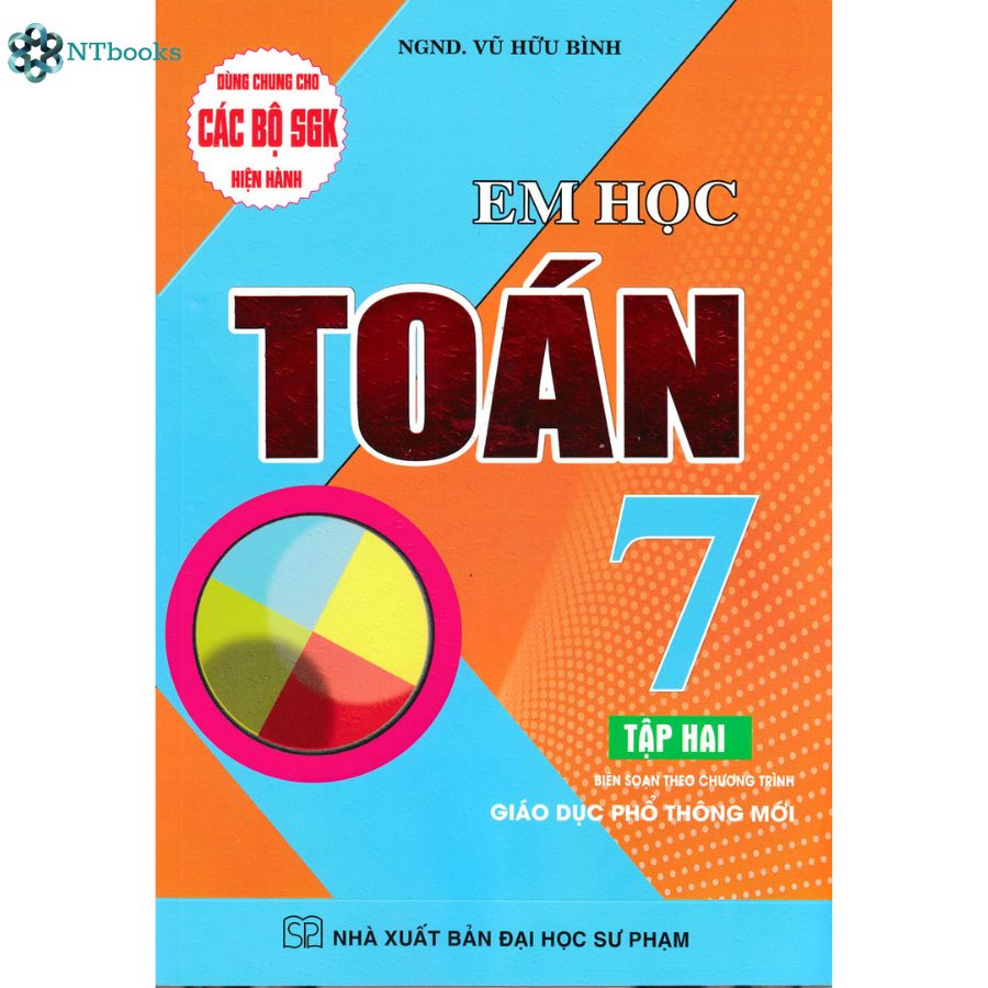 Combo 2 Cuốn Sách Em Học Toán Lớp 7 Tập 1 + Tập 2 (Dùng Chung Cho Các Bộ SGK Mới Hiện Hành)