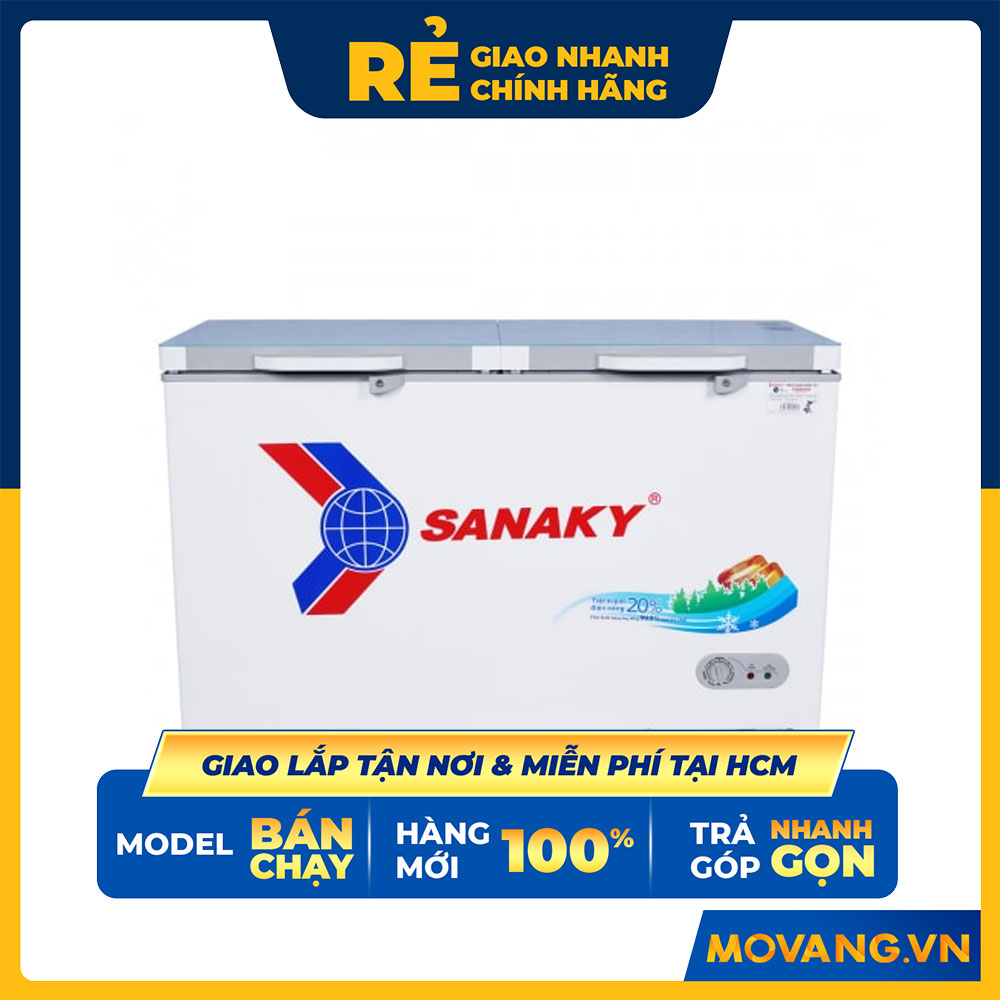 Tủ Đông Kính Cường Lực Sanaky VH-2899W2K (230L)