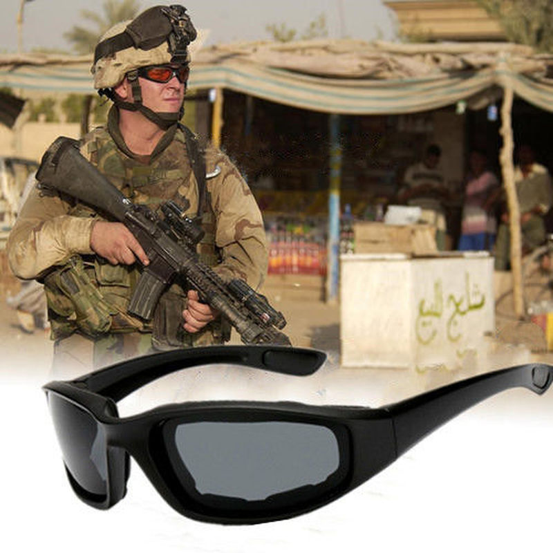 Kính kính mô tô quân đội Kính râm phân cực để săn bắn súng kính bảo vệ mắt Airsoft Color: 03