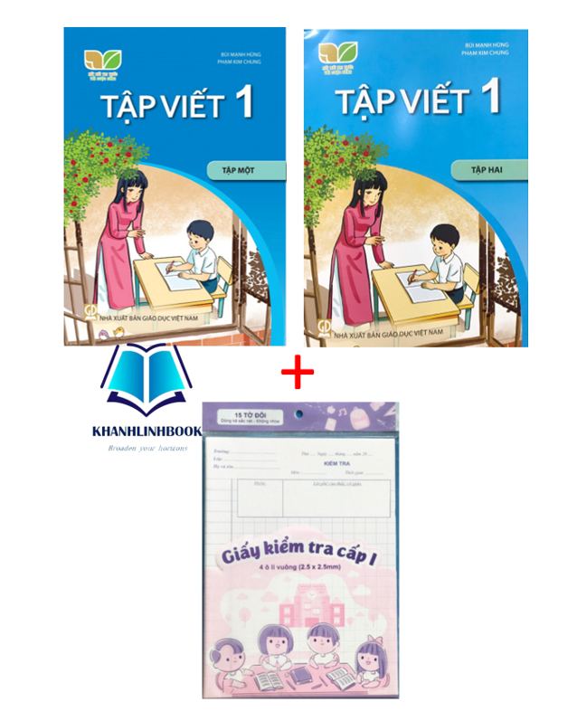 Sách - Combo Tập viết 1 tập 1 + 2 ( Kết nối tri thức )