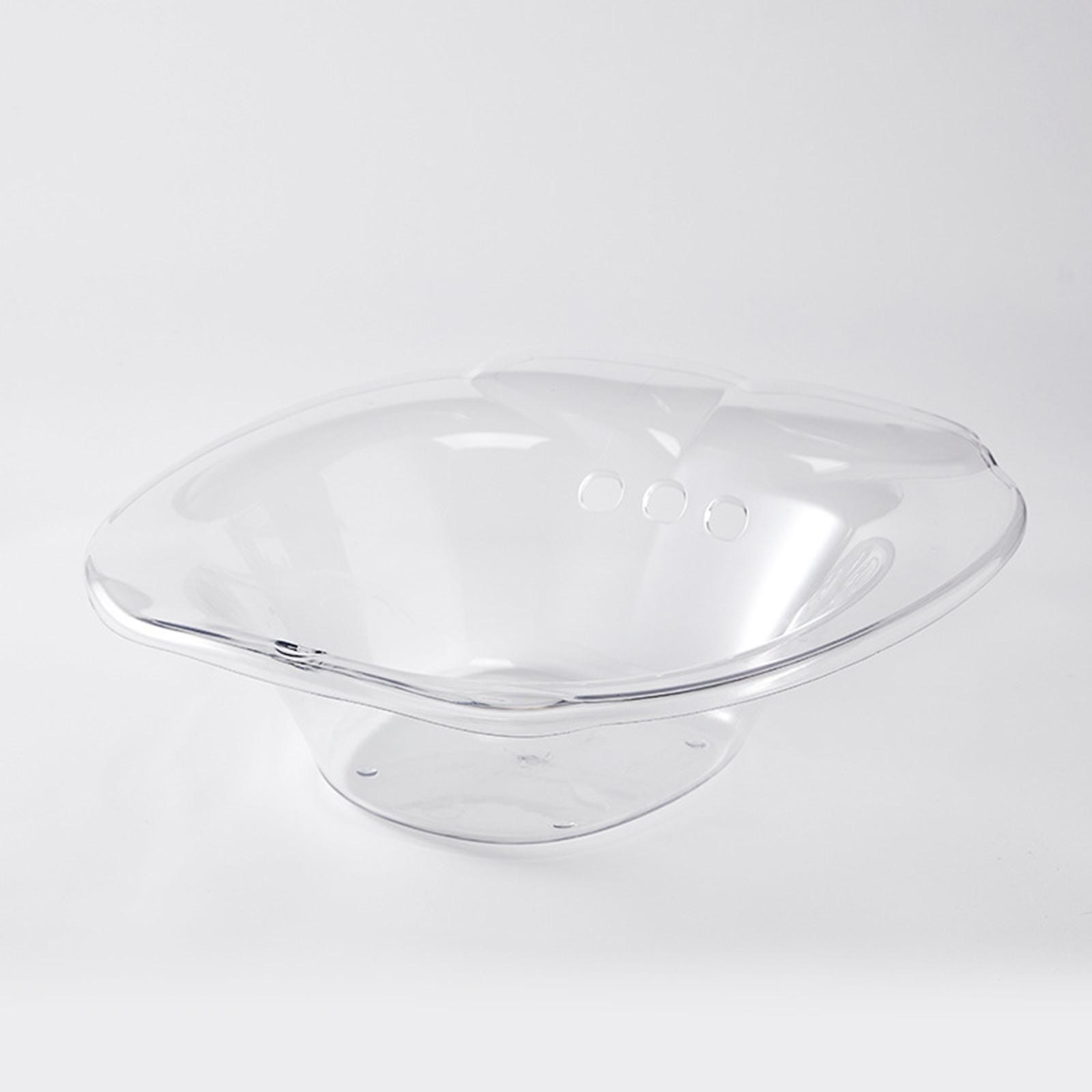 Toilet Bidet Overflow Bidet Basin for for Postpartum Care women Transparent