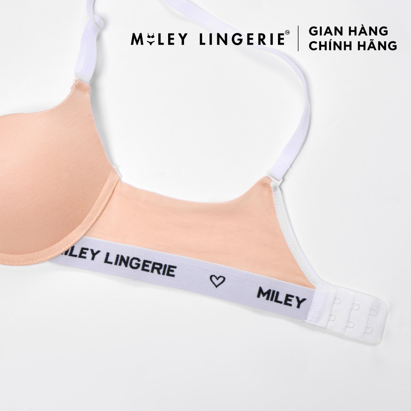 Bộ Quần Áo Cho Nữ Áo Ngực Cotton Có Gọng Và Quần Đồng Bộ Lưng Logo BeingMe Miley Lingerie