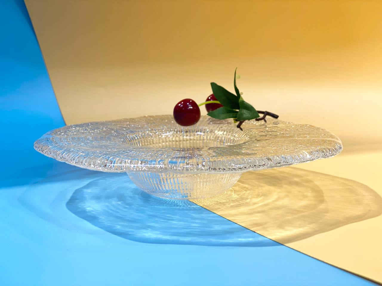 Đĩa tròn IVV Diamante’ Piatto trắng 21cm Hàng chính hãng