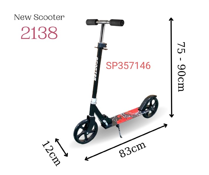 Scooter có chân chống trọng lực dưới 100kg, 2138